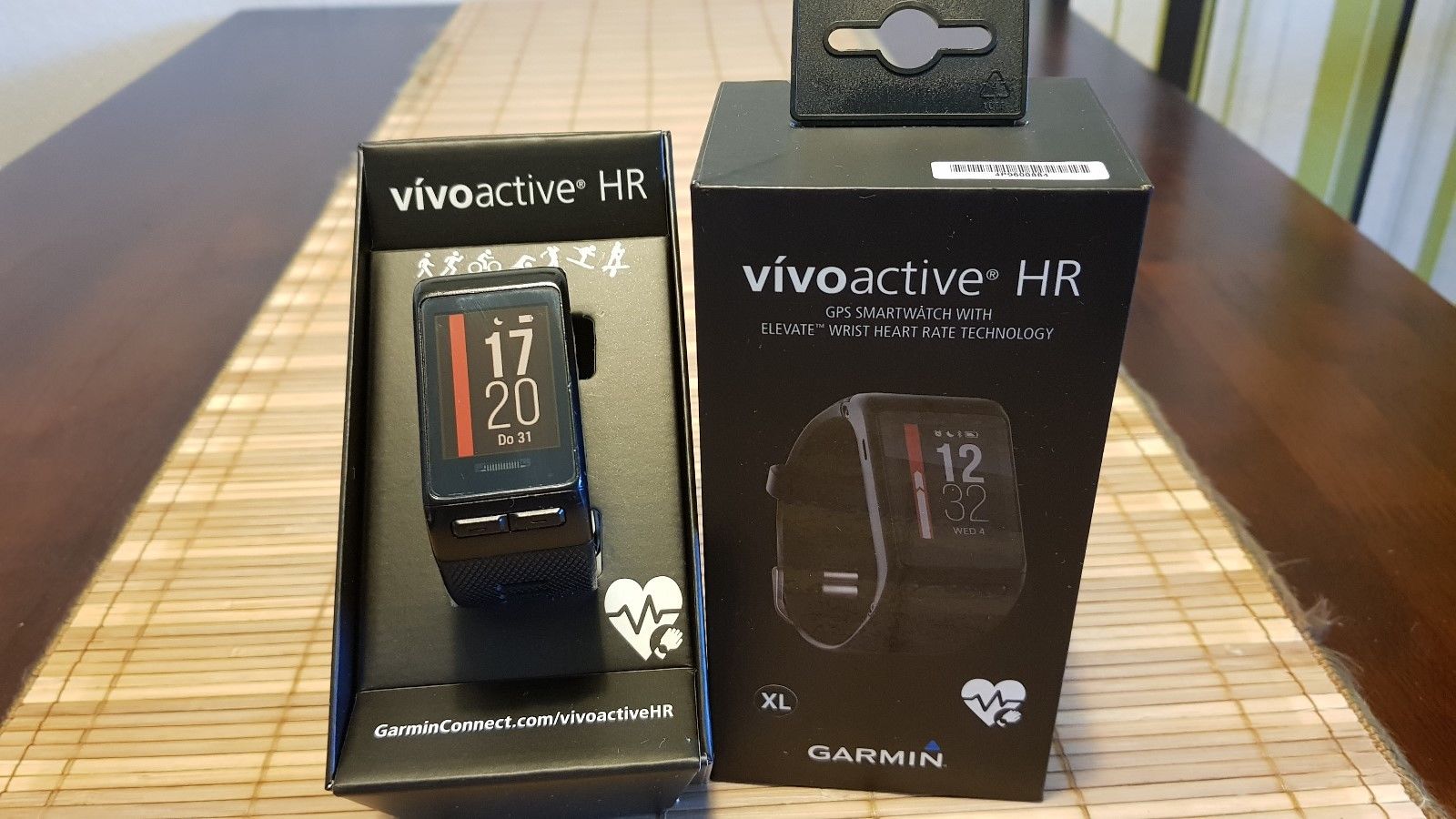 Garmin Vivoactive HR-GPS Smartwach-Fitness Uhr-XL schwarz