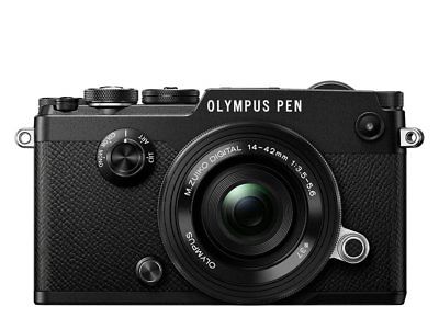 Olympus PEN-F Systemkamera + 14-42 Zuiko Ditital Objektiv OLED, Full-HD, WLANmm