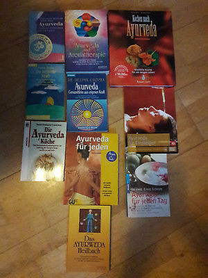 10 Bücherpaket Ayurveda++Heilbuch++Kochen++Gesundsein++Aromatherapie