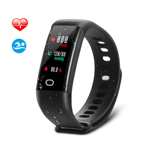 Fitness Tracker Pulsuhr Blutdruck Sports Smart Armband Uhr Zähler IP68 SAVFY