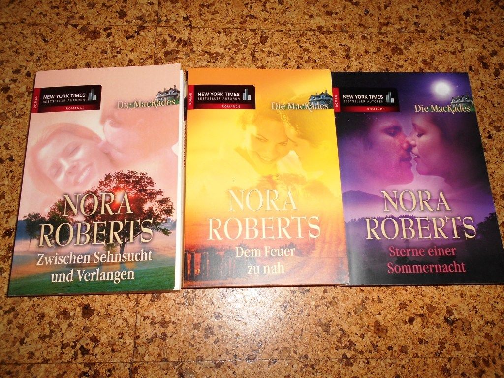 Bücherpaket Nora Roberts: Die MacKades Band 1 – 3; Zwischen Sehnsucht …+ Dem ...