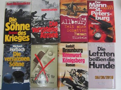 28 Bücher Romane Weltkriegsromane Kriegsromane
