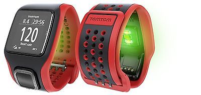 TomTom 1RH0.001.01 Multisport-Uhr Cardio GPS Herzfrequenzmesser Red/Black