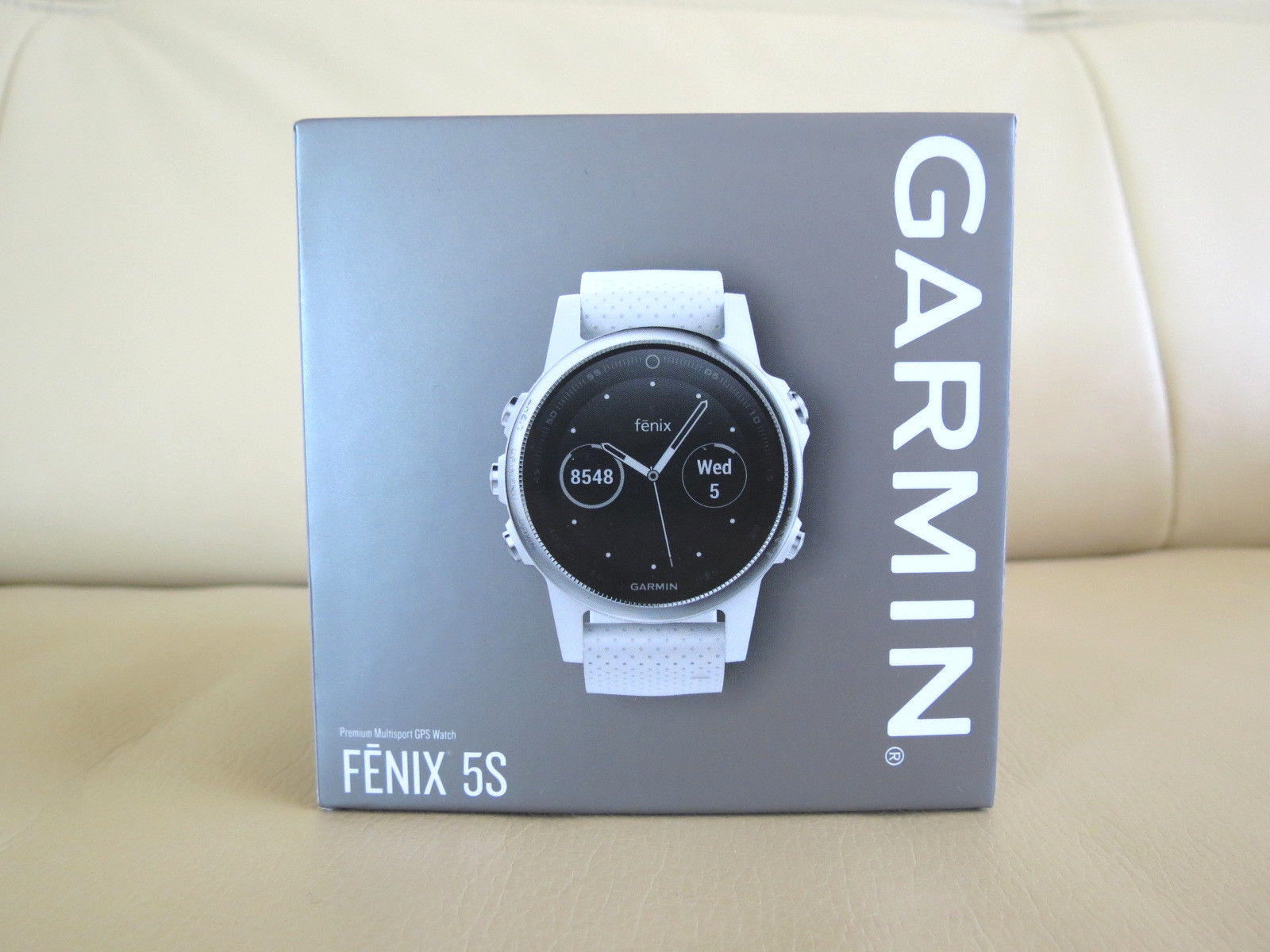Neu Garmin Fenix 5S White Weiß Premium MultiSport GPS Watch - 15 Euro Shipping !