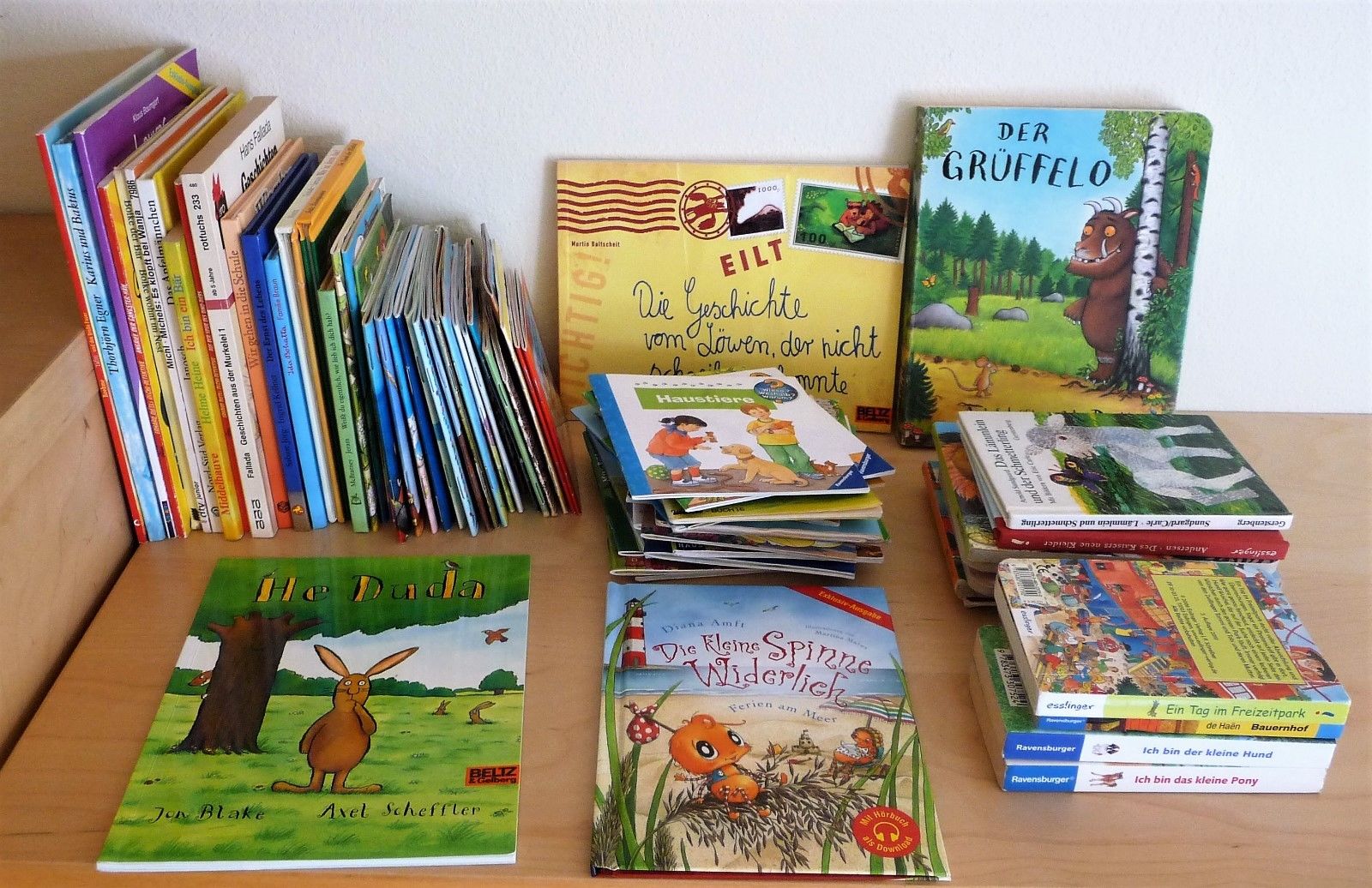 Paket 75 St. Bilderbücher Minibücher Kinderbücher Grüffelo Wanja Leo Lausemaus