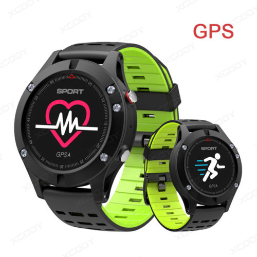 F5 GPS Smart Watch Höhenmesser Barometer Thermometer Pulsuhr Sportuhr Fitness DE