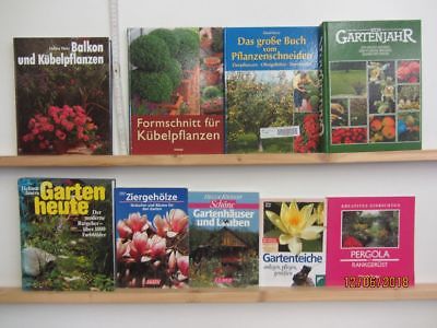 37 Bücher Garten gärtnern Gartengestaltung Gartenpflege Gartenkunst