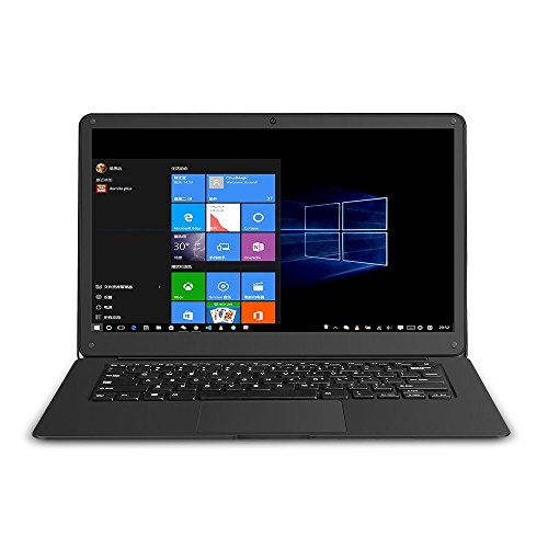 Yuntab 14 Zoll Z140C Laptop Microsoft Windows 10 Home OS Notebook Computer 2 GB / 32 GB Intel Atom X 5-Z8350 Quad Core 1366 x 768 Display, Frontkamera, Wifi, Mini HDMI Computer (Schwarz)