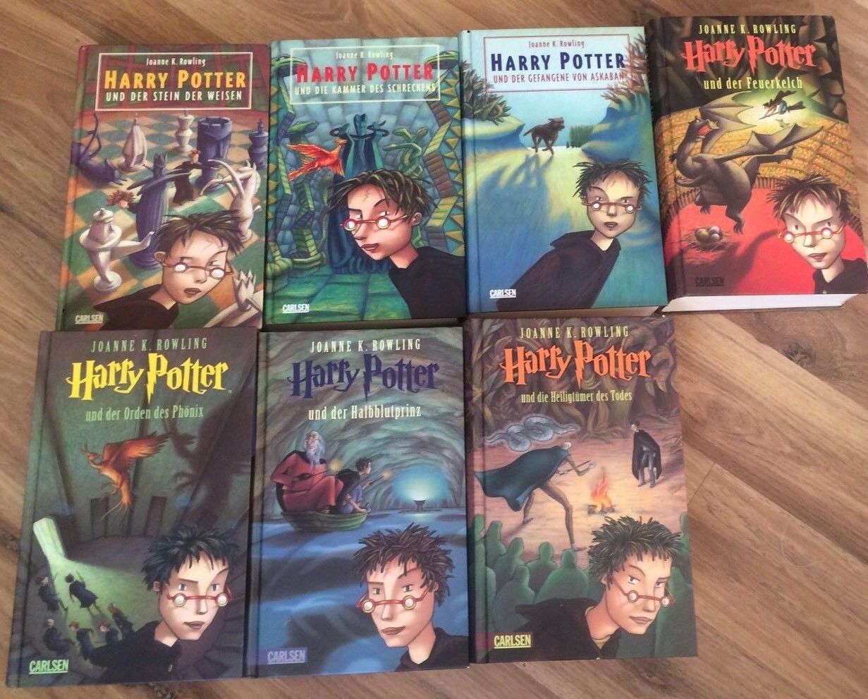Harry Potter alle Bücher (gebundene Ausgabe, Carlsen Verlag)