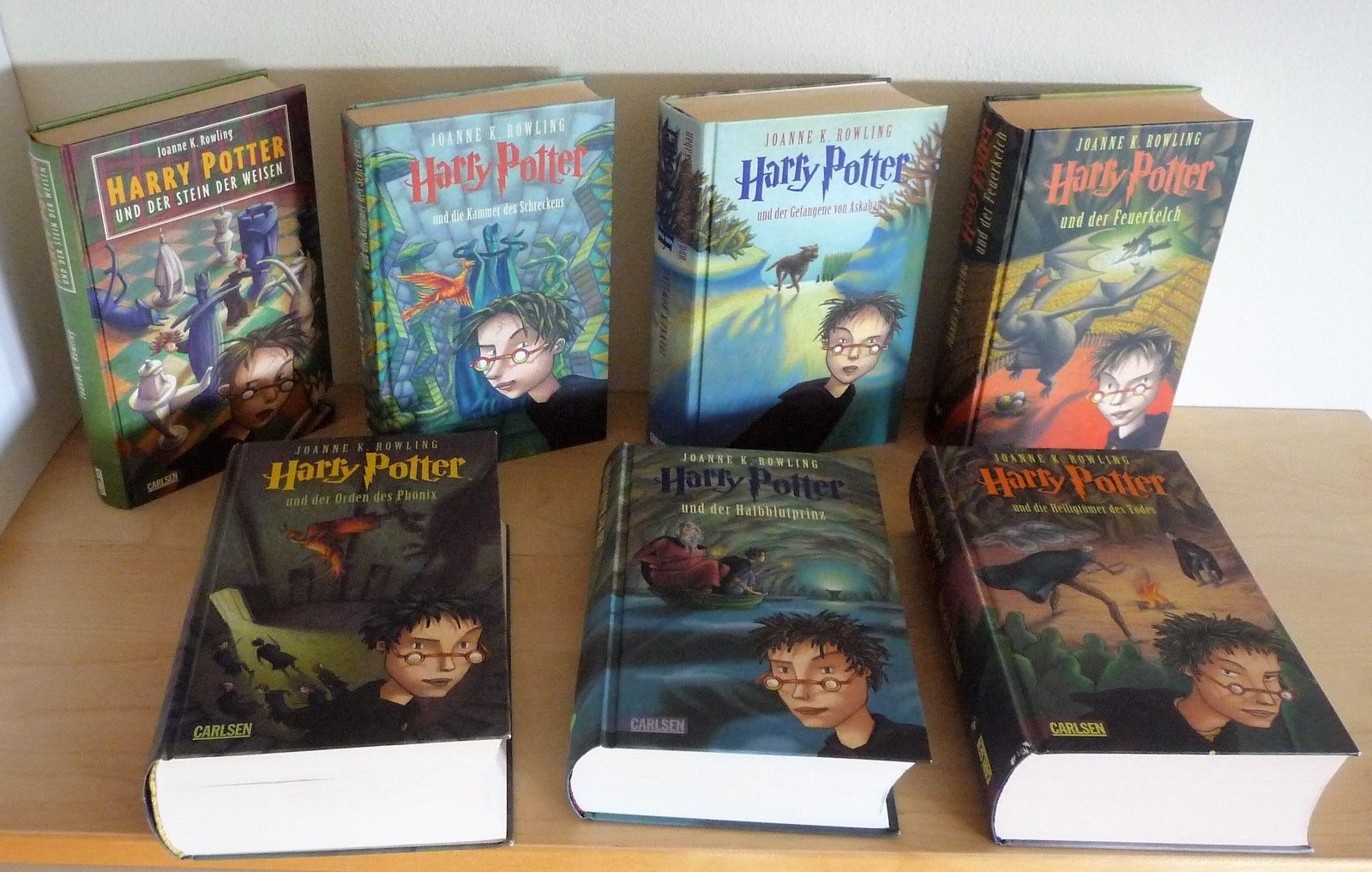 Sammlung Harry Potter komplett 7 Bücher Band 1 bis 7 Gebundene Ausgaben