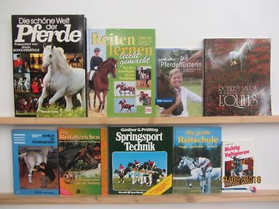 40 Bücher Bildbände Pferde Reiten Pferdepflege Pferderassen Reitsport