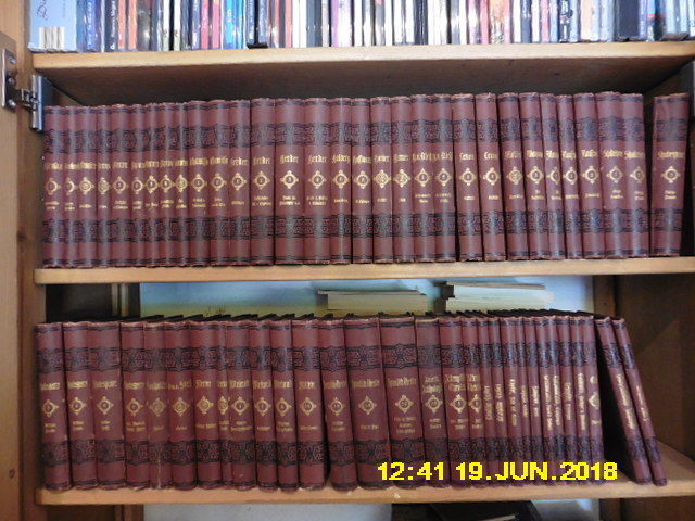60 Bde Klassiker Ausgaben Bibliographisches Institut, ca. 1900