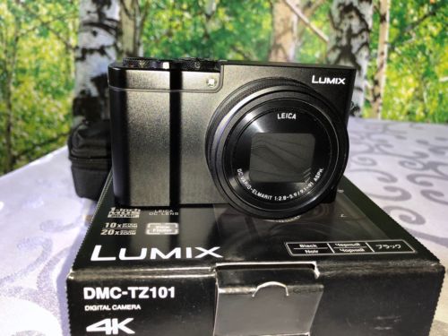 Panasonic Lumix DMC-TZ101EGK Digitalkamera  mit opt. Sucher und großem Sensor