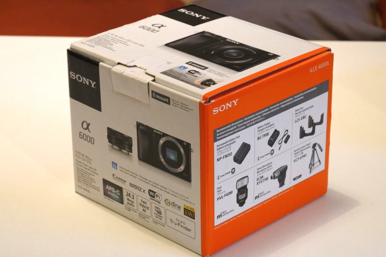 Sony Alpha a6000 E-Mount-Kamera Systemkamera Silber inklusive SELP1650 Objektiv