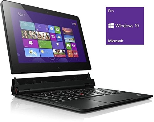 Lenovo Thinkpad Helix Tablet | 11.6 Zoll Full HD Touch Display | Intel Core i5-3427U @ 1,8 GHz | 4GB DDR3 RAM | 180GB SSD | Windows 10 Pro vorinstalliert (Zertifiziert und Generalüberholt)