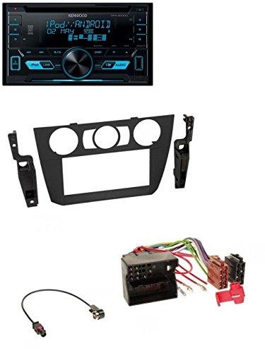 caraudio24 Kenwood DPX-3000U 2DIN USB Aux MP3 CD Autoradio für BMW 3-er E90/E91/E92/E93 2005-2013 Man. Klima