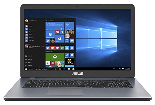 ASUS 90NB0EV1-M06460 43,94 cm (17,3 Zoll, Full-HD) Laptop (Intel Core i5-8250U, 256GB Festplatte, 8GB RAM, Win 10) Grau