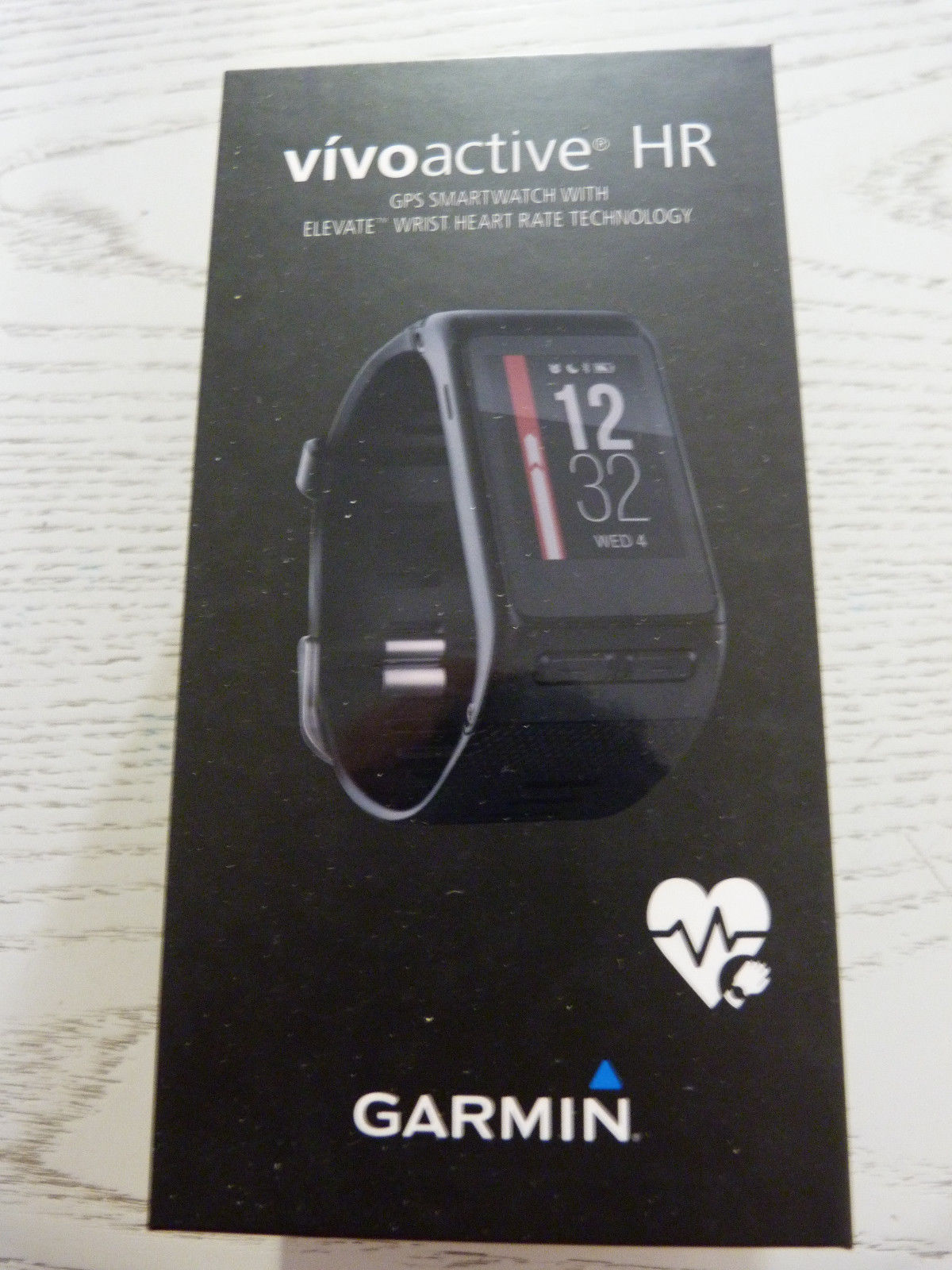 GARMIN vivoactive HR GPS Smartwatch black NEU