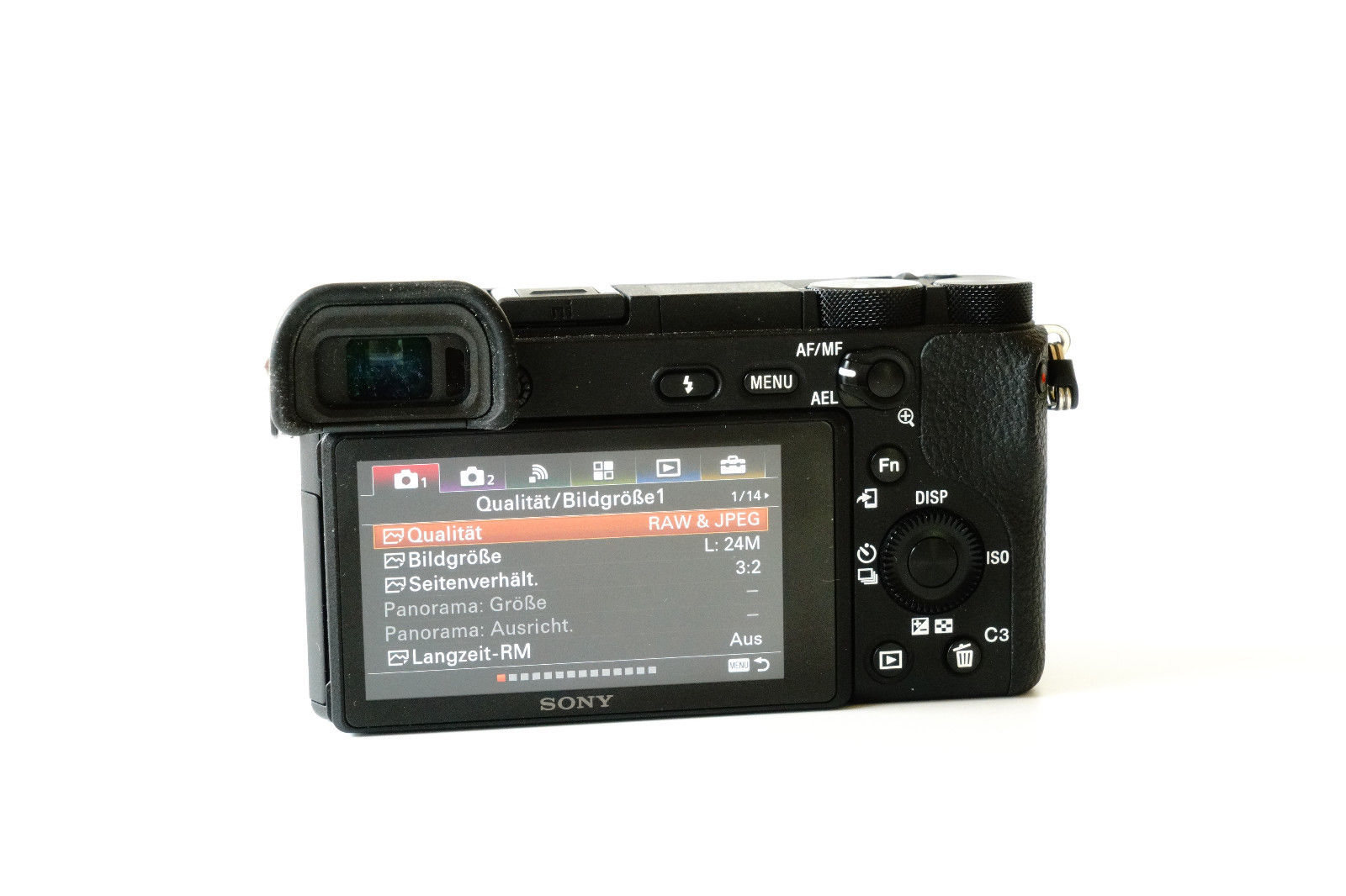 Sony Alpha ILCE-6500 24.2 MP Digitalkamera - Schwarz (Nur Gehäuse)