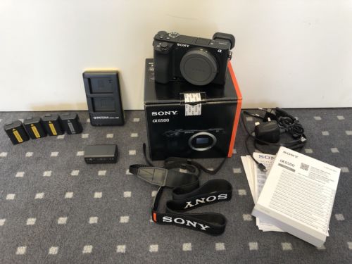 Sony Alpha ILCE-6500 24.2 MP Digitalkamera - Schwarz (Nur Gehäuse)