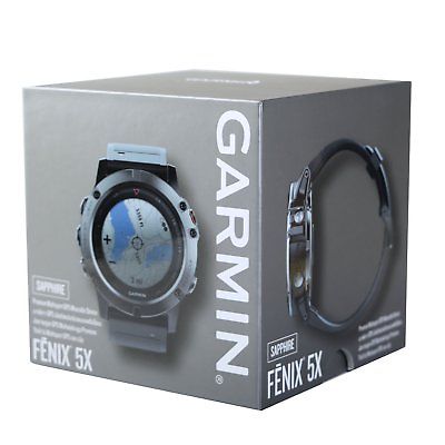 Garmin Fenix 5X Sapphire Edition GPS Sport Watch - Slate Grey - APAC version