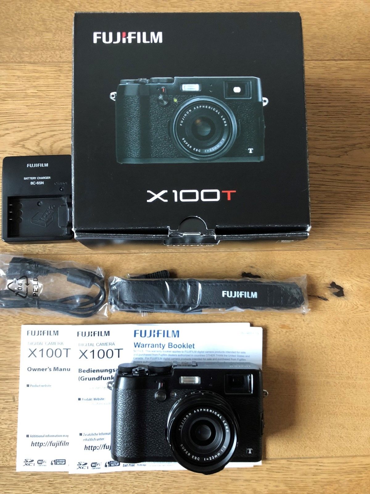 Fujifilm: Fuji X100T Digitalkamera - Schwarz, OVP, Rechnung, CMOS, Top!!!
