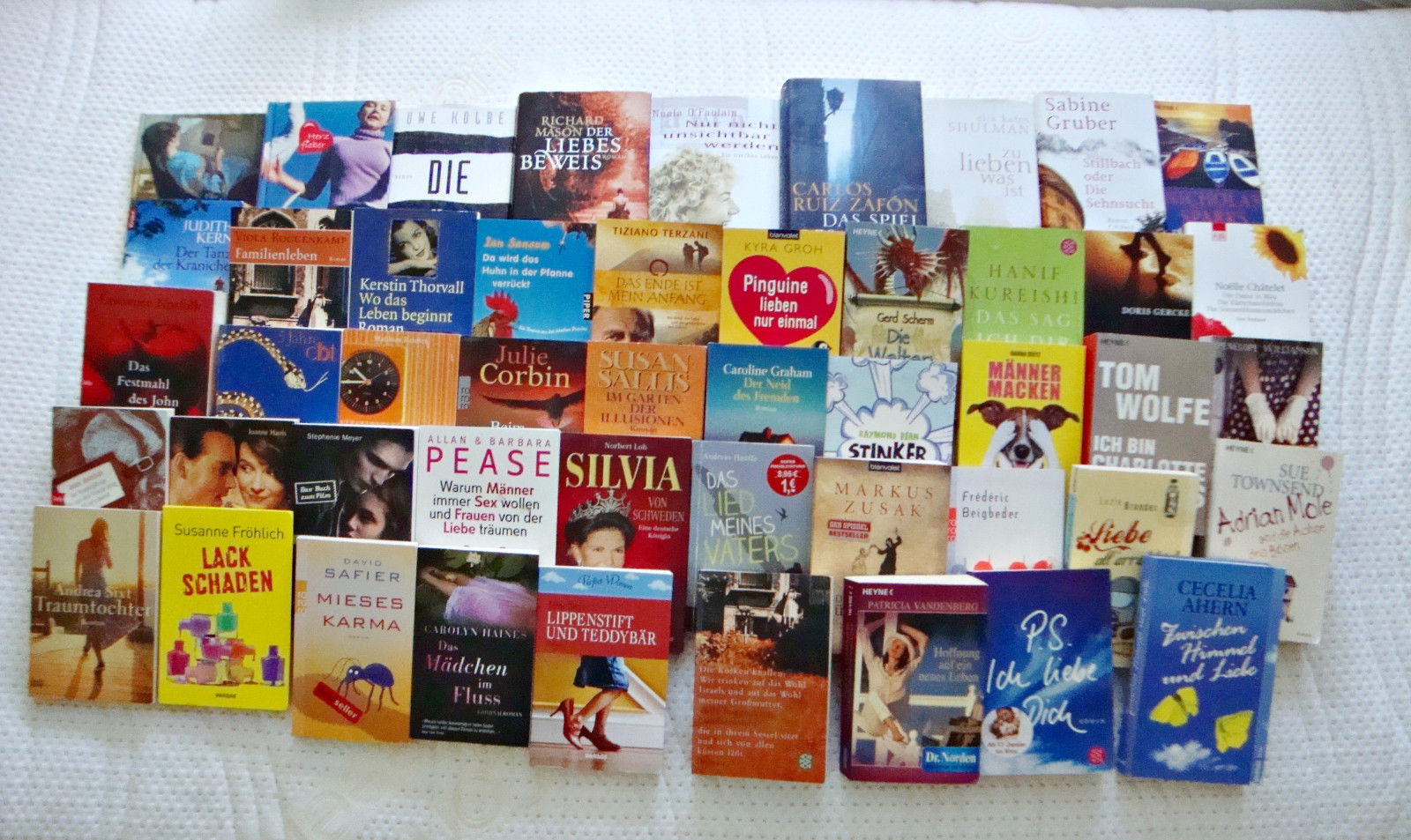 Bücherpaket, 48 Bücher, Frauenromane, Liebesromane, Belletristik