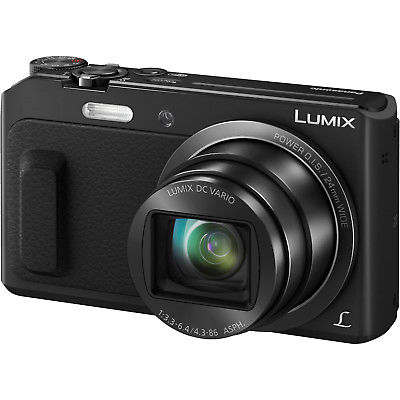 PANASONIC Lumix DMC-TZ58 Digitalkamera, 16 Megapixel, 20x opt. Zoom, Schwarz