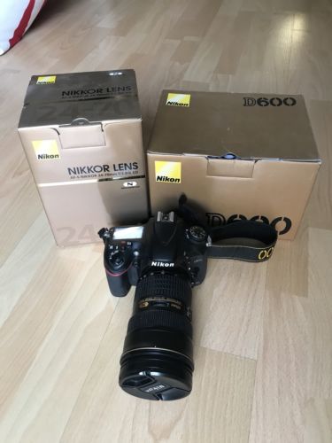 Nikon D600 24MP und 24-70mm f2.8 Nikkor lense