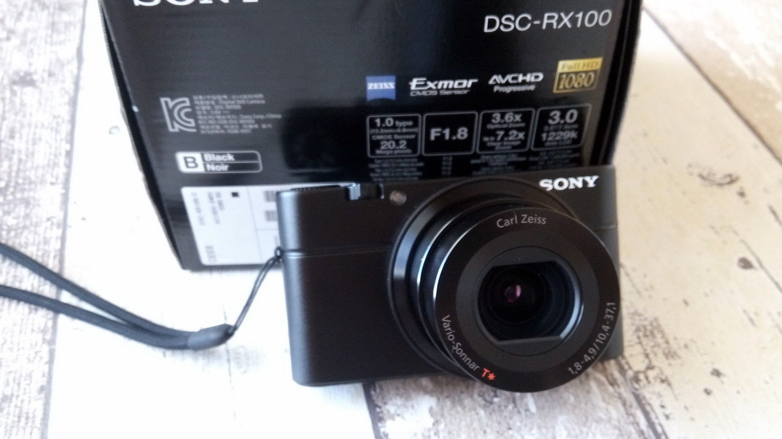 Sony Cyber-shot DSC-RX100/C 20.2 MP Digitalkamera - Schwarz sehr guter zustand.