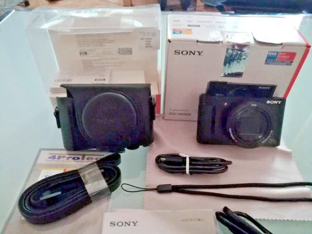 Sony Cyber-shot DSC-HX90V 18.2 MP Digitalkamera - Schwarz - Zeiss Mega-Zoom