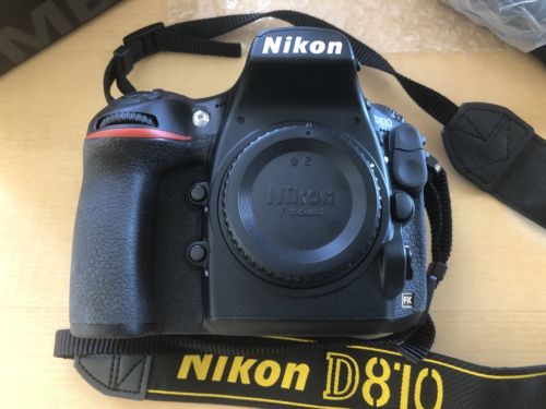 Nikon D D810 36.3MP Digitalkamera - Schwarz (Gehäuse/Body) brand neu - original