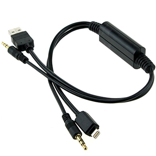 Generic für BMW Mini Cooper iPod iPhone AUX Kabel Datenkabel dock Netzteil USB UK C1444_10