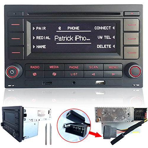 Auto-rcn210 CD-Player, USB MP3 AUX Bluetooth für VW Golf MK4 Passat B5 Polo
