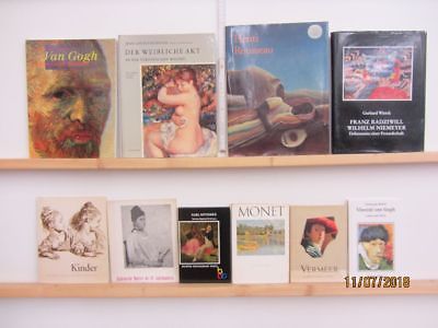 48 Bücher Bildbände Maler Malerei Künstler Gemälde  Zille van Gogh Rousseau u.a.
