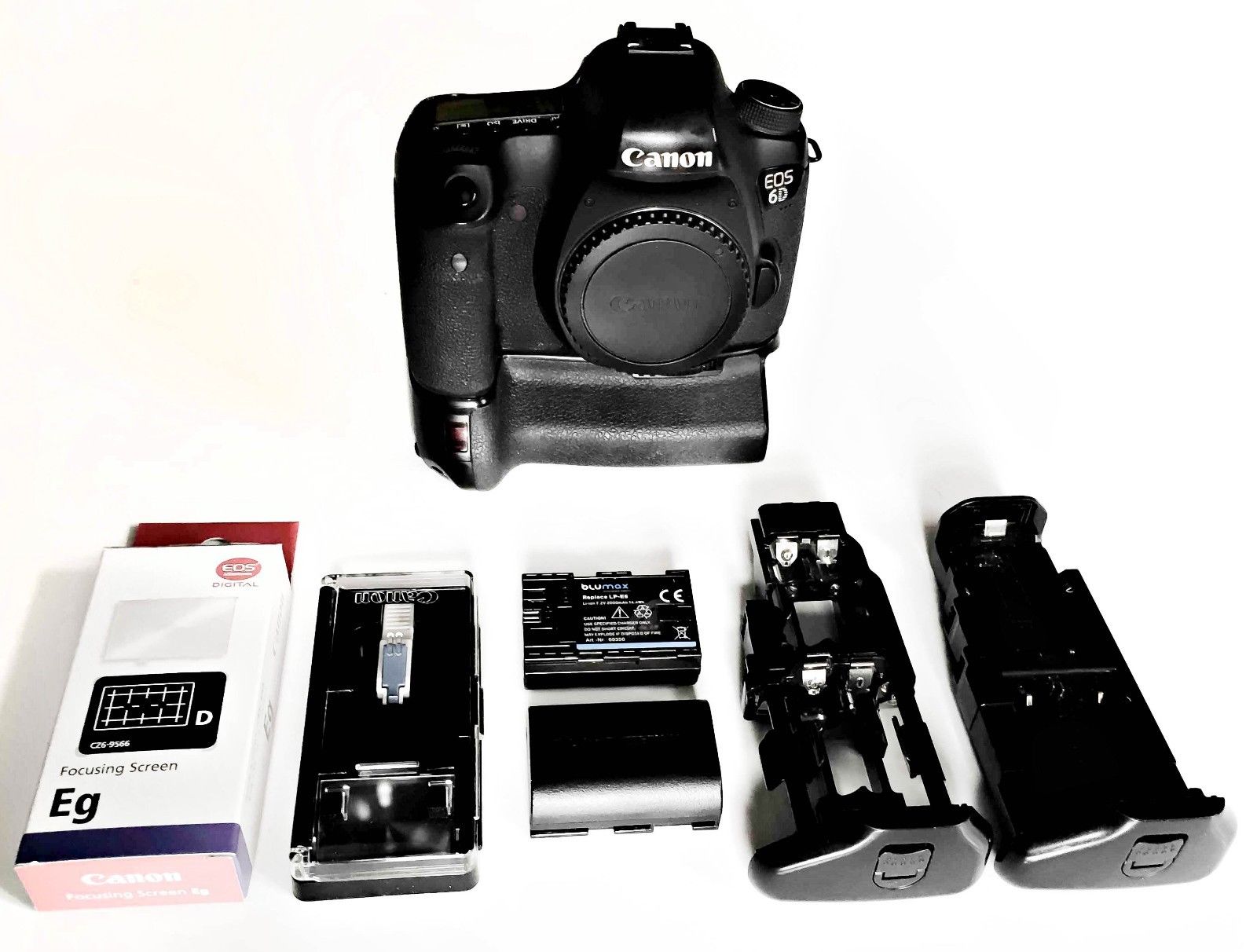 Canon EOS 6D 20,2 MP SLR - Schwarz (Nur Gehäuse) + EXTRAS