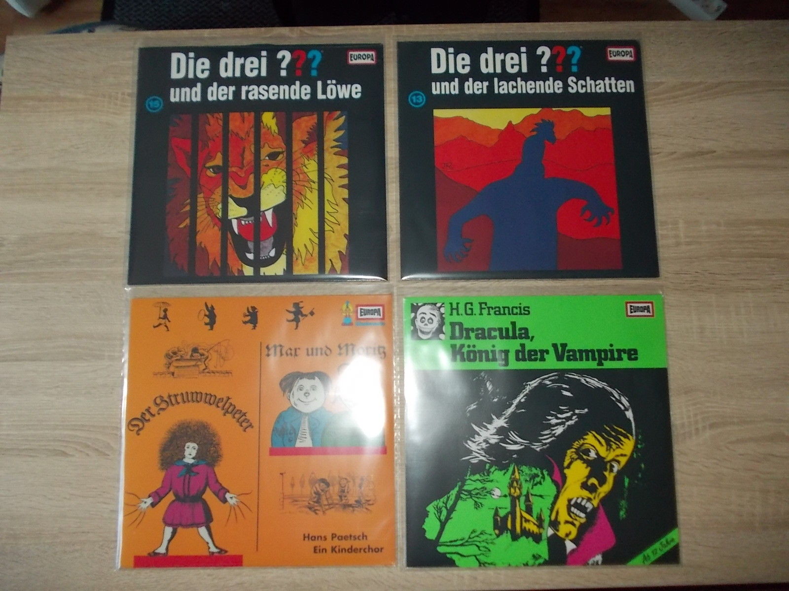 10 Vinyl LP Hörspiele * Gruselserie, Die drei ???, Geister-Schocker, TKKG * OVP