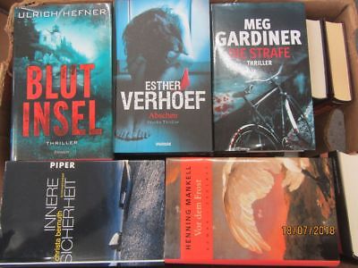 34 Bücher Romane Krimi Thriller Psychothriller  Top Titel Bestseller