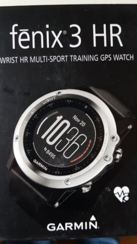 Garmin Fenix 3 HR GPS Multisportuhr - Schwarz/Silber