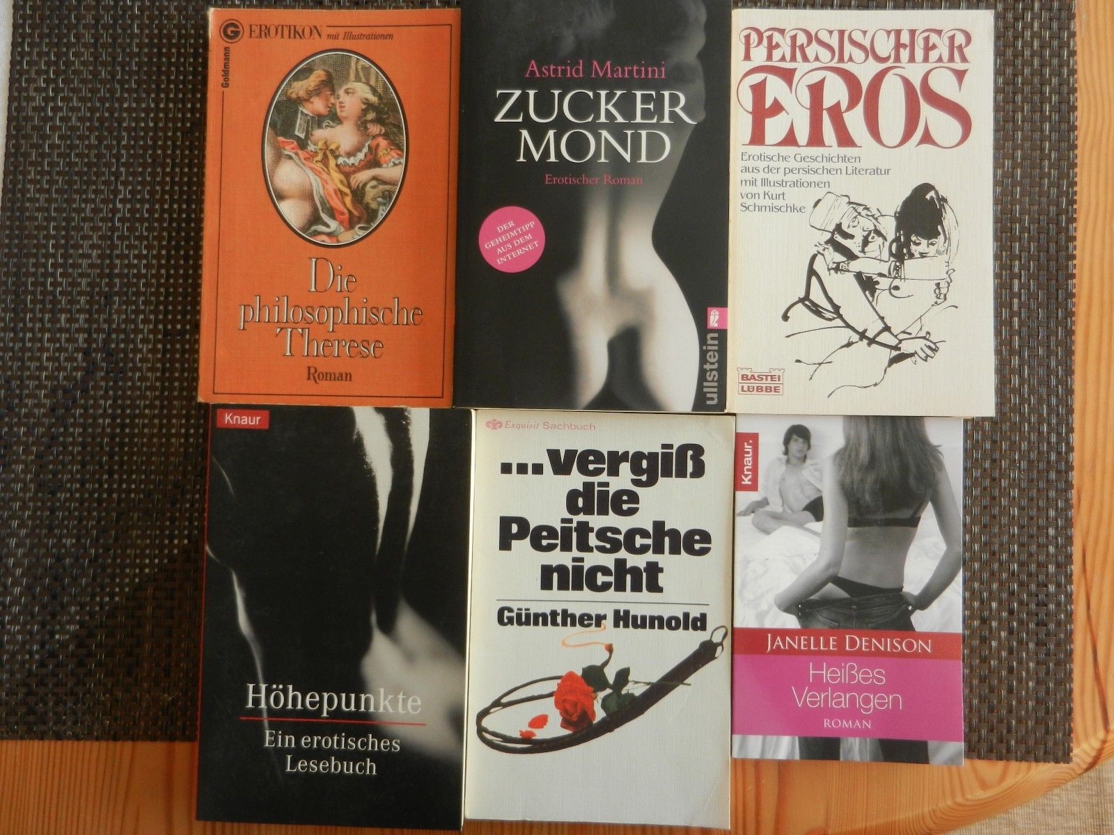 6 Bücher Erotik - Erotische Literatur - Günstiger Versand