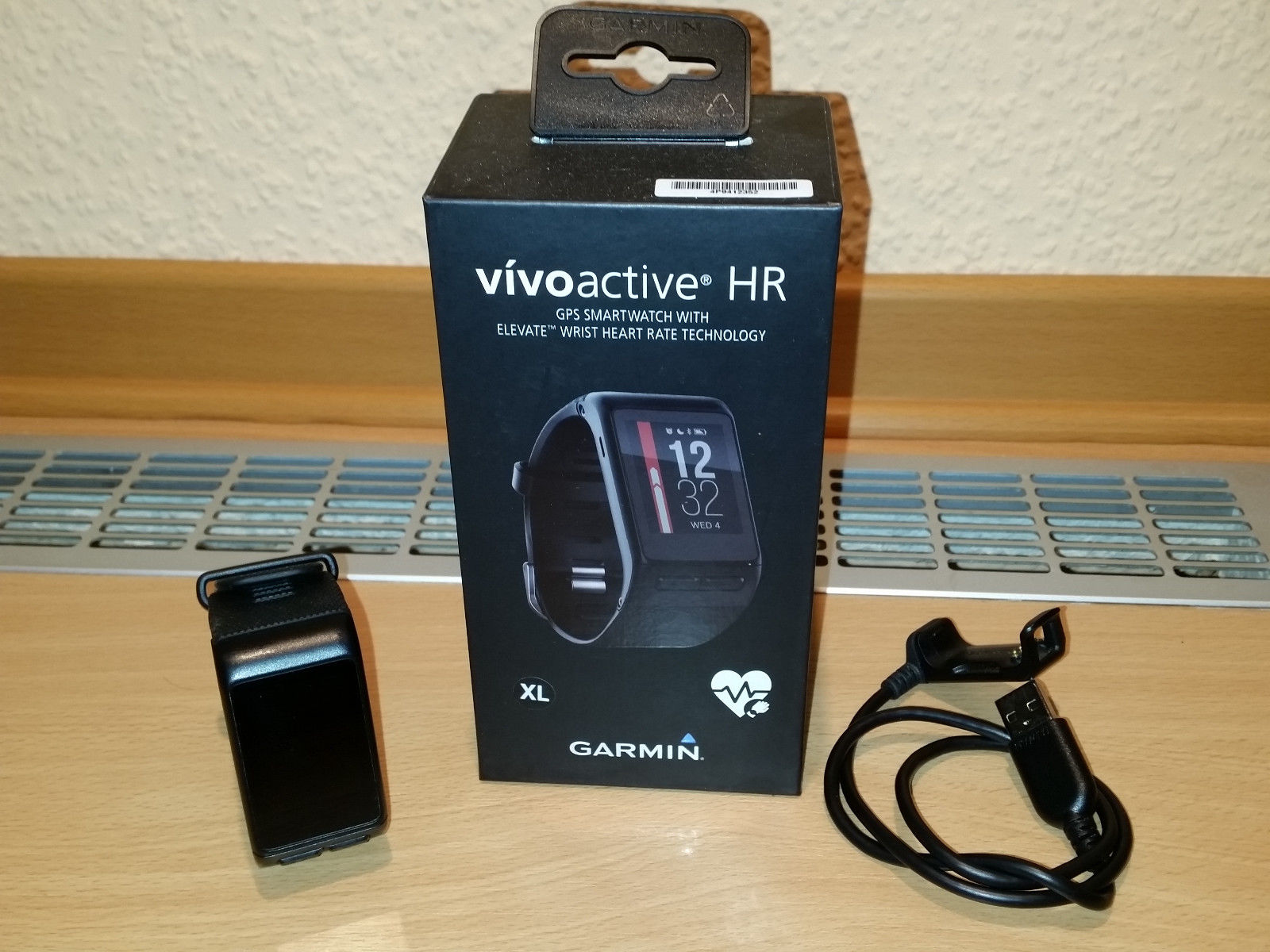 Garmin Vivoactive hr/ Schwarz/ Herzfrequenzmessung am Handgelenk/ GPS 