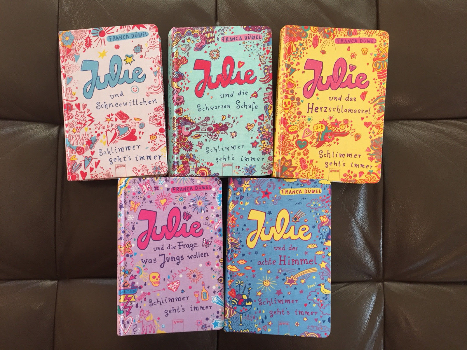 Bücherpaket für Mädchen  5 Julie Bücher