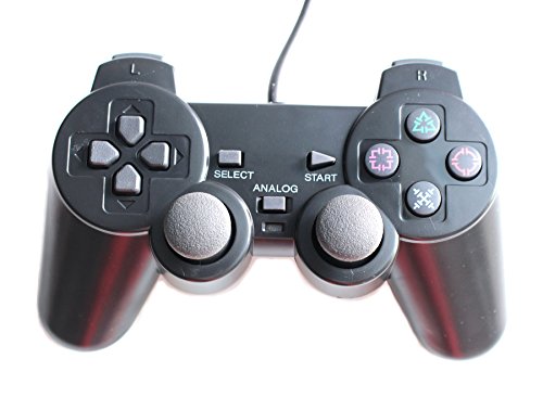 HaoYiShang Dual Wired Game Controller kompatibel für Sony PS2 Konsole Videospiel