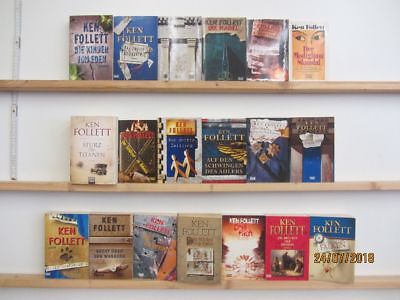 Ken Follett 19 Bücher Romane Krimi Thriller historische Romane Top Titel
