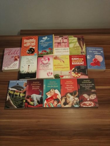 Bücher Paket 15 Romane für Frauen Liebe Romantik