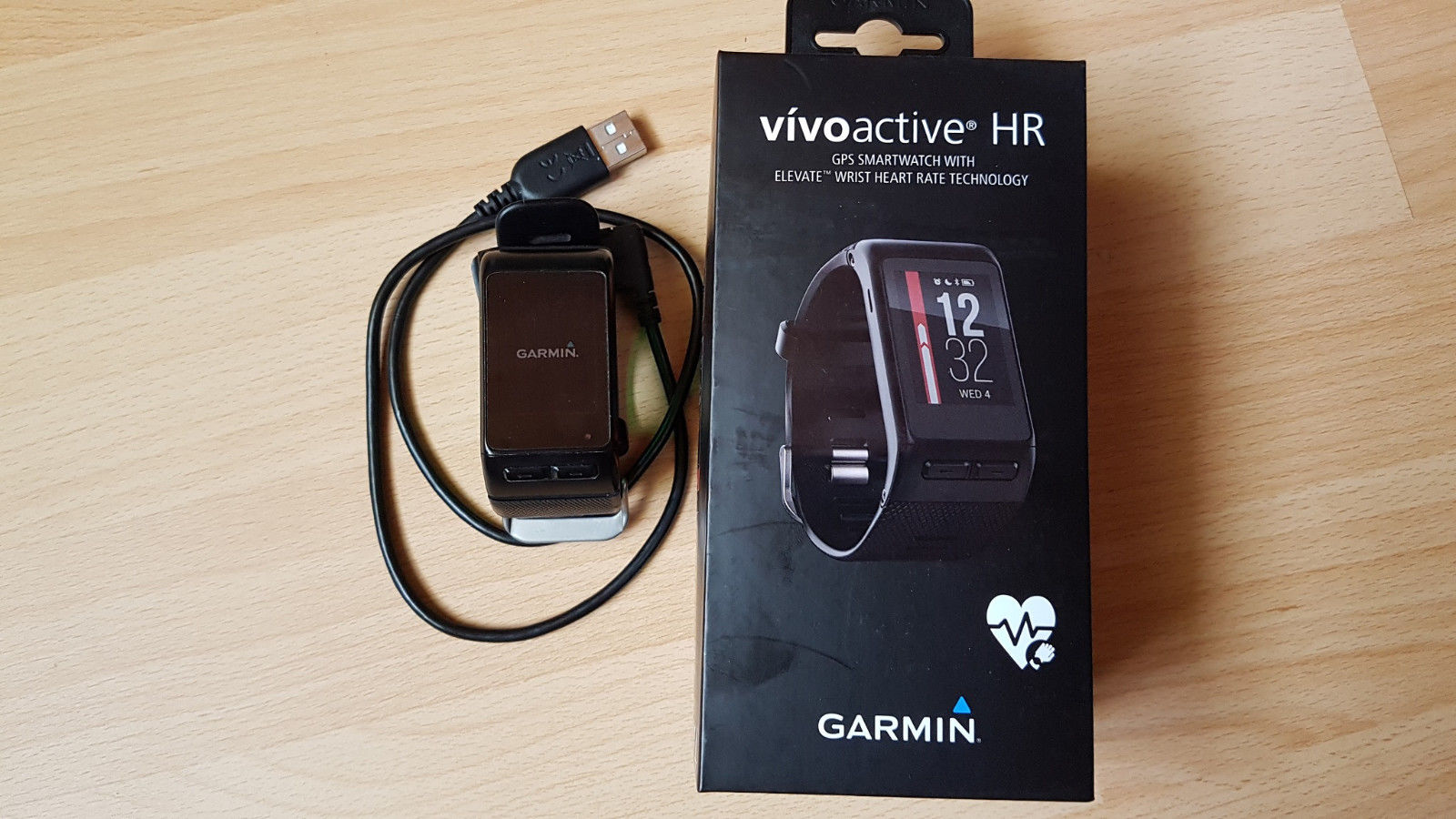 Garmin Vivoactive HR GPS Sport Uhr Smartwatch Fitnesstracker OVP