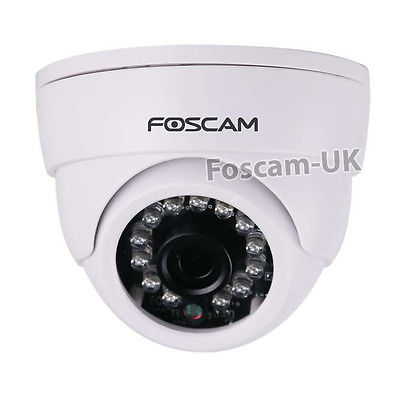 Foscam FI9851P Plug and Play Wireless 720P HD IP Camera CCTV Surveillance White