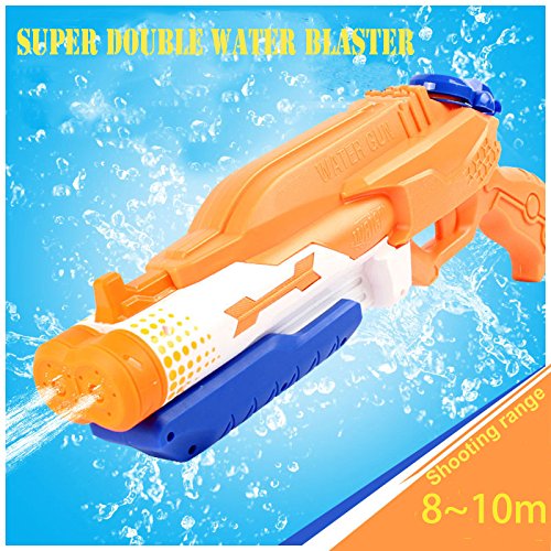 Addmos Spielzeug Wasserpistole Water Gun mit 10m Schießabstand, Super Spritzpistolen Soaker mit 1,2L Wassertank, Ideal als Badespielzeug Strandspielzeug für Den Sommer, Perfektes Geschenk für Kinder