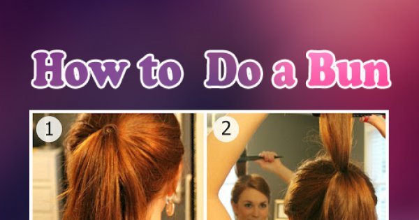 How To Do Bun Without Donut 