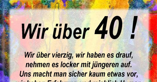 Wir über 40!